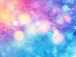 梦幻炫彩渐变光斑背景图