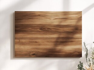 木质画板装饰墙面展示