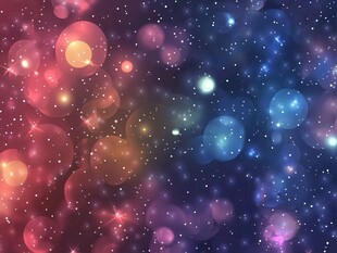 梦幻星空光斑背景图