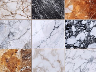 多样大理石纹理精美展示