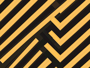 黑黄条纹几何图案背景