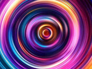 炫彩螺旋动感抽象背景图