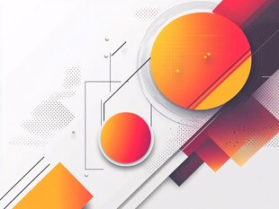 简约几何渐变抽象背景图