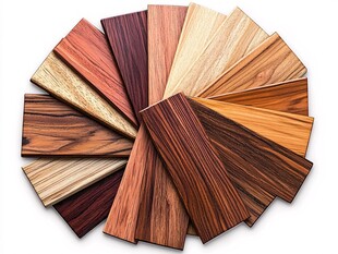 多样木材样本展示