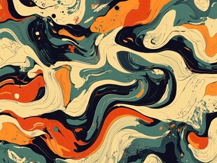 抽象流体艺术纹理图案