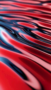 流动红黑波纹抽象纹理