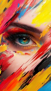 绚丽彩妆眼 色彩艺术魅力