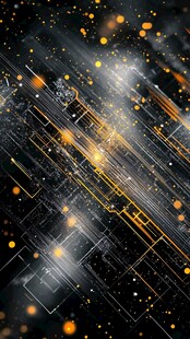 科技感粒子线条抽象背景图