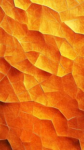 橙色立体多边形纹理背景