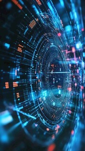 科技感数字宇宙视觉图景