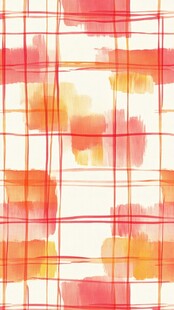 暖色调水彩格子图案背景