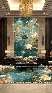 奢华中式客厅背景墙装饰画