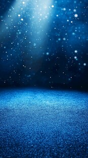 梦幻蓝色星光舞台背景