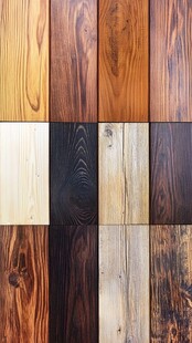 多样实木地板纹理展示