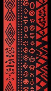 非洲部落风几何图案纹理