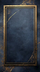 黑金边框背景图