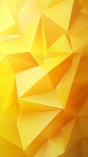 黄色立体多边形几何背景