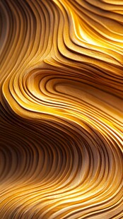 金色动感波纹抽象背景图