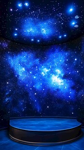 梦幻星空舞台背景场景