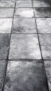 复古水泥瓷砖地面特写