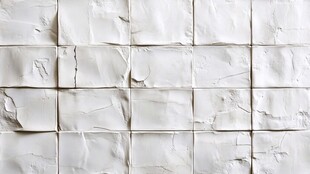 白色纹理墙面瓷砖效果展示