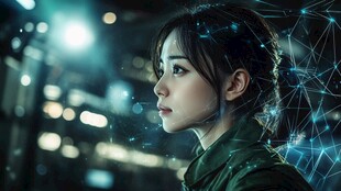 科技少女的未来幻想世界