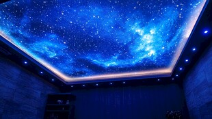 梦幻星空天花板 营造浪漫氛围