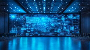 科技感十足的未来会议室