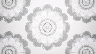 灰白花卉图案背景纹理