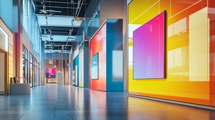 现代时尚商业空间走廊