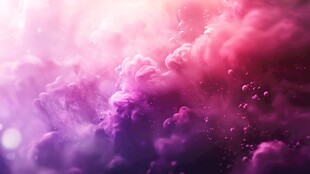 梦幻紫粉烟雾背景画面