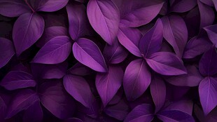 紫色叶片纹理背景图案