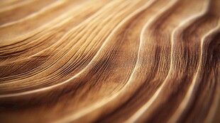 丝滑波浪状的柔顺棕发