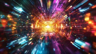 炫彩科幻时空隧道视觉特效