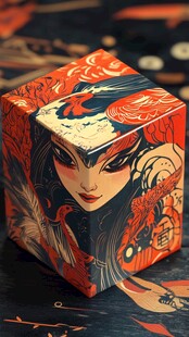 古风手绘魔方 艺术感爆棚