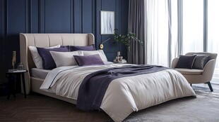 优雅现代风卧室温馨场景