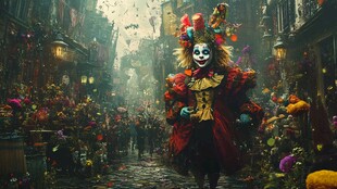 奇幻街头的华丽小丑