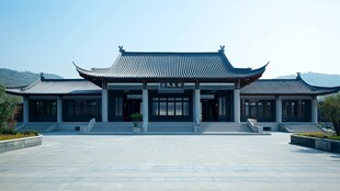 中式传统风格建筑外观