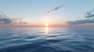海上日落美景