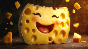 笑脸奶酪 快乐美味的视觉盛宴