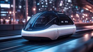 未来城市中的智能轨道列车