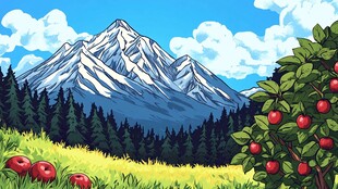 山景果园 自然田园之美