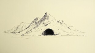 山底神秘洞穴素描