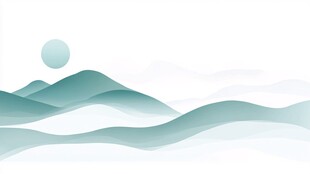 水墨山水间 悠然日光景