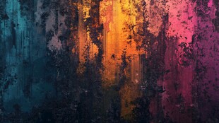 梦幻多彩抽象纹理背景图