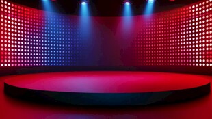 炫彩舞台背景灯光效果展示