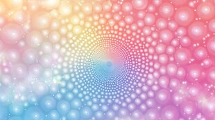 梦幻渐变点状绚丽背景图