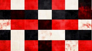 红黑白格抽象艺术背景图