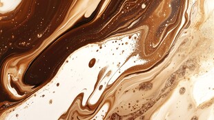 流动的巧克力艺术纹理