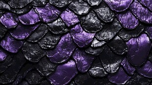 紫黑相间的神秘龙鳞纹理